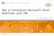 How to Accelerate Microsoft Excel Workflows with FME