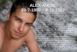 thinking of you Alex Angel xxx
