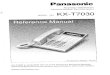 Panasonic KX-T7030 Reference Manual