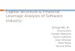 Capital Structure & Financial Leverage Analysis of Software Industry