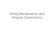 Php String  And Regular Expressions