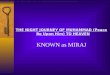 THE NIGHT JOURNEY OF MUHAMMAD (Peace Be Upon Him) TO HEAVEN 