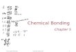 Chemistry 5 Chemical Bonding