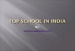 Top School in india