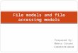 File models and file accessing models