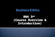 Business Ethics Lecture 2 & 3