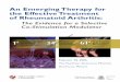 Rhematoid Arthritis_CME symposium program abstracts and introduction written by Crystal Kaczkowski