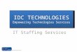 IDC Tehcnologies company  presentation