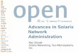 Advances in Solaris Network Administration