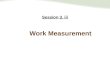3.III Work Measurement