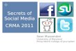 Secrets of Social Media CRMA 2011