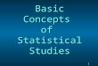 Basic Concepts of Statistics