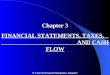 Chapter 3 Financial Statement Taxes and Cashflow