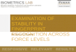 (2013) Examination of Stability in Fingerprint Recognition Across Force Levels