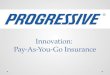Progressive: Pay-as-you-go insurance
