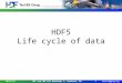 HDF5 Life cycle of data