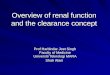 1. Overview of Renal Function and the Clearance Concept