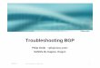 Troubleshooting BGP - Philip
