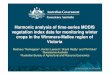 Medhavy Thankappan - Harmonic analysis of timeseries MODIS vegetation index data for monitoring winter crops in the Wimmera-Mallee region of Victoria
