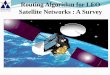 Leo satellite networks