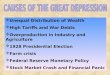 Causes Of Great Depression