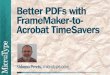 Better PDFs with FrameMaker-to-Acrobat TimeSavers