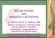 Re Lactation and Induced Lactation