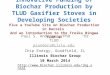 Innovative Funding of Biochar Production by TLUD Gasifier Stoves