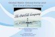 Global Water Stewardship and the Coca-cola Company