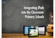 Integrating Ipads into the Classroom: Primary Schools