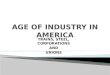 Age of industry in america