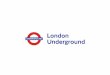London underground presentation for Digital Railways competition event
