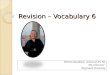 Revision   vocabulary 7 - 10-22-12