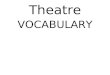 Theatre Vocabulary - TEST (19!08!2009)