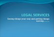 Legal Services Rolling Presentation Display