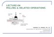 Milling & Related Operations