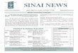 May 2009 Sinai News