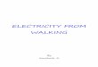 Project Building Instructions ( ELECTRICITY FROM WALKING)
