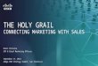 The Holy Grail: Connecting Marketing with Sales by Blair Christie