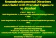 Neurodevelopmental Disorders Associated with Prenatal Exposure to Alcohol