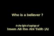 Who is a Believer?