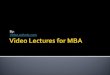 Free video lecture