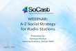 SoCast Webinar: A-Z Social Strategy for Radio