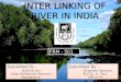 Inter linking of river in india