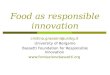 Food as responsible innovation