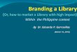 Branding a Library within the Philippine Context