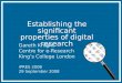Establishing the significant properties of digital research