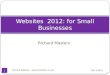 Websites 2012 for small businesses