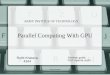 Parallel computing with Gpu