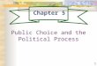 CHAPTER 5- PUBLIC CHOICE AND POLITICAL PROCESS